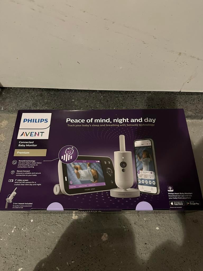 Philips SCD971 babyfoon topmodel Nieuw in doos, Kinderen en Baby's, Babyfoons, Ophalen of Verzenden, Nieuw, 250 meter of meer