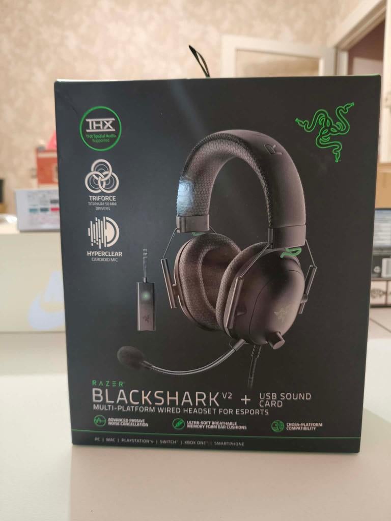 Razer Blackshark V2 X gaming headset, Computers en Software, Ophalen, Gaming headset, Nieuw, Razer
