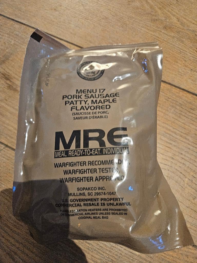 US MRE rantsoenen (per stuk), Ophalen of Verzenden, Overige soorten, Overige typen