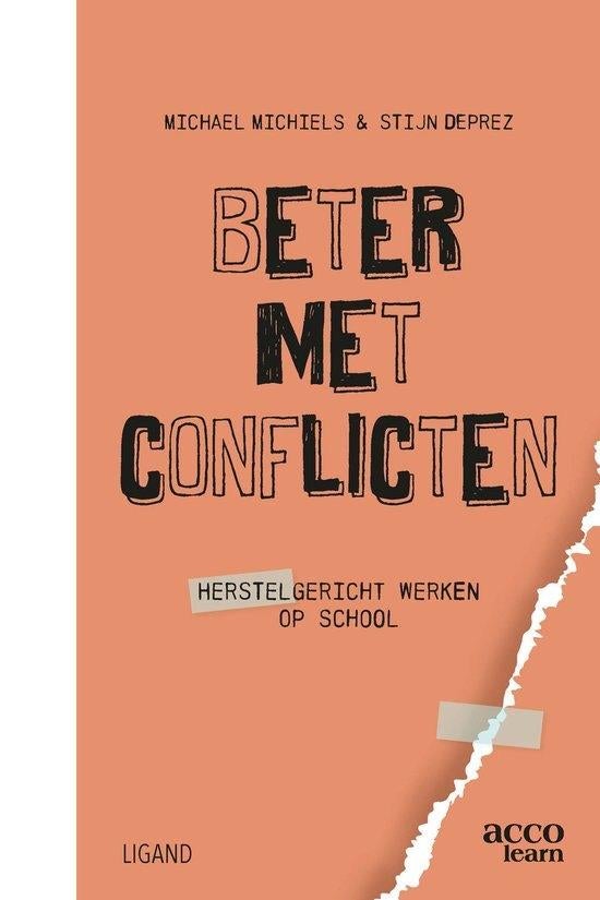 boek: beter met conflicten - herstelgericht werken op school, Livres, Conseil, Aide & Formation, Enlèvement ou Envoi, Comme neuf