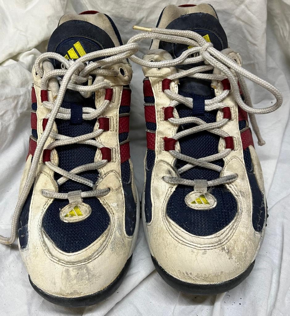 Chaussures de sport Adidas, FIREBALL, 1998, collection rare, Porté, Blanc, Baskets, Enlèvement