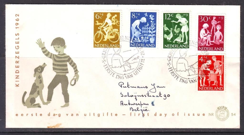 Postzegels Nederland (15) : diverse FDC's en brieven 1, Postzegels en Munten, Postzegels | Nederland, Ophalen of Verzenden, Na 1940