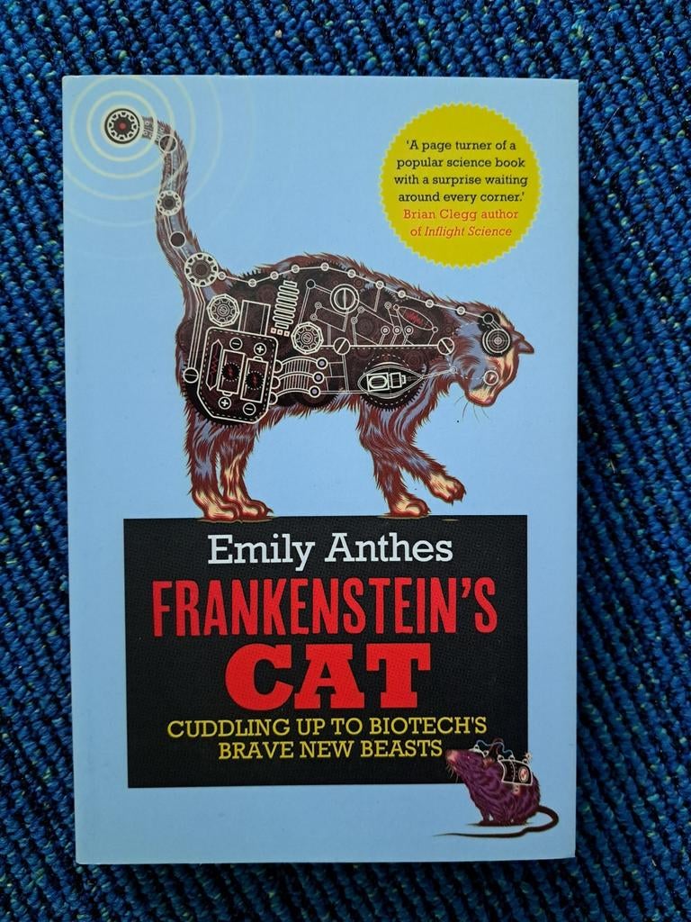 Frankenstein's cat boek Engels, Ophalen