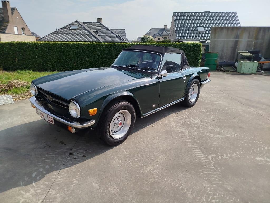 triumph tr6, Auto's, Achterwielaandrijving, Zwart, Cabriolet, Triumph