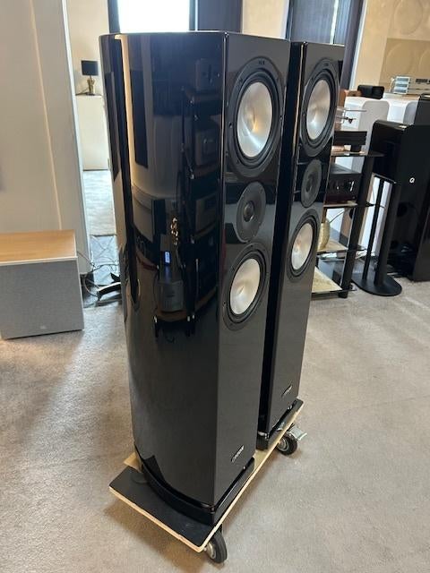 CANTON 870DC HGB heel mooi, Ophalen, Gebruikt, 120 watt of meer, Front, Rear of Stereo speakers