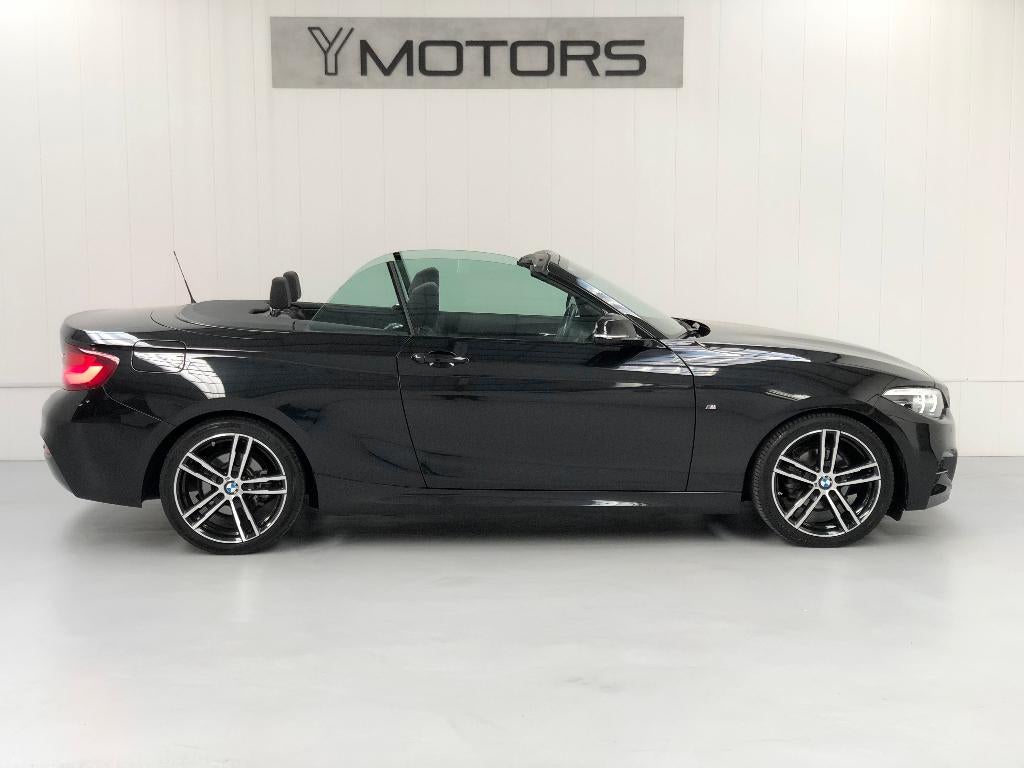 BMW 218 iAS CABRIO PACK-M 1998 CM3 42.000 KM! GARANTIE, Autos, 100 kW, Euro 6, Entreprise, Noir