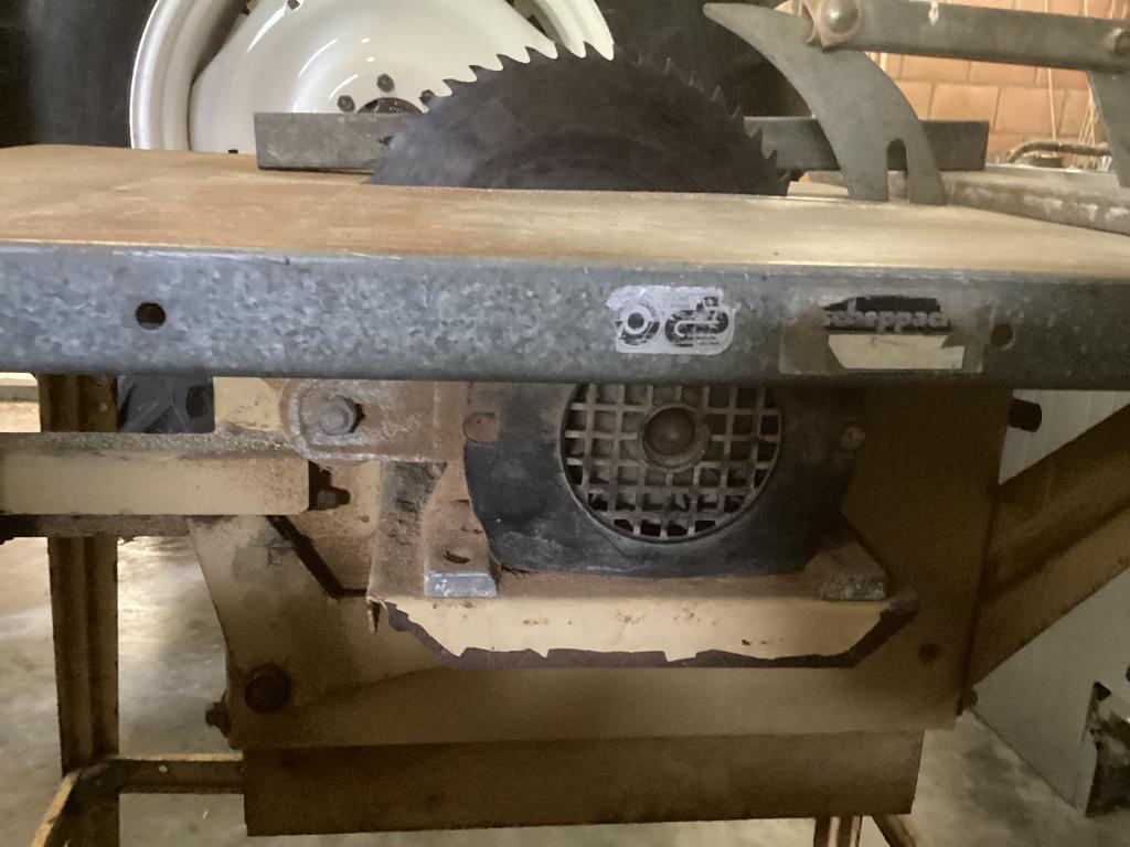 Tafelzaag 220V, Ophalen