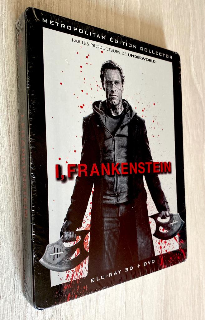 I, FRANKENSTEIN (3D + 2D) / "STEELBOOK" NIEUW / Sub CELLO, Ophalen of Verzenden, Nieuw in verpakking, Actie, Boxset