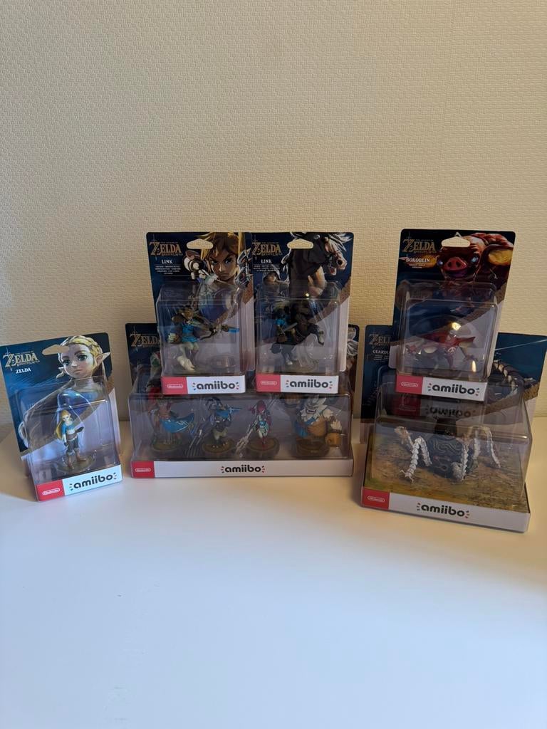 Nintendo Amiibo zelda breath of the wild complete set, Ophalen, Zo goed als nieuw