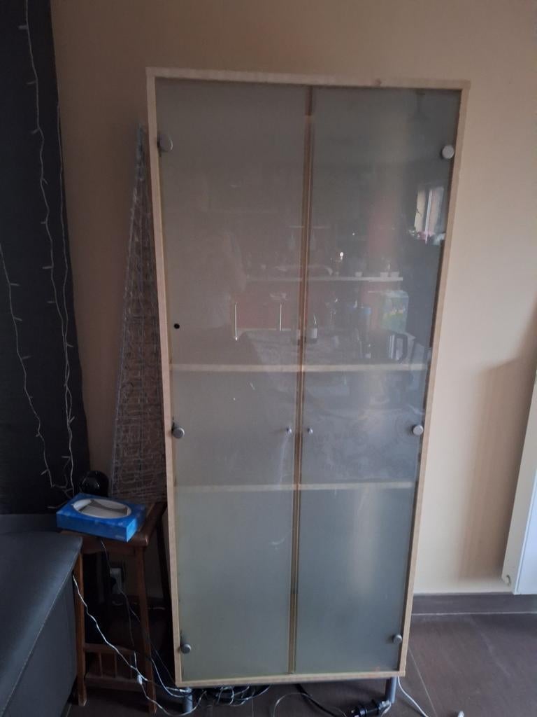 Armoire à enlever sur Ecaussinnes, Maison & Meubles, 25 à 50 cm, Utilisé, 50 à 100 cm, Avec tablette(s)