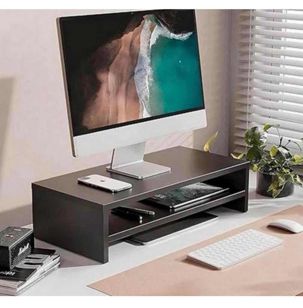 Monitorstandaard 2 lagen 54cm Desktop Stand Laptop Computer, Ophalen of Verzenden, Nieuw