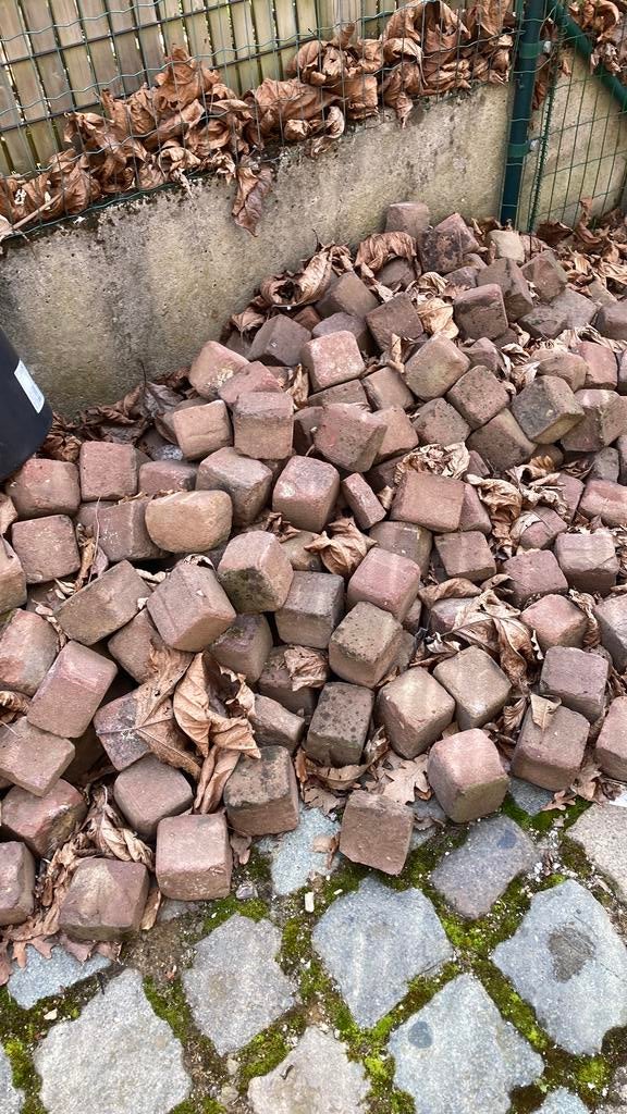 Gratis op te halen 3m2 kasseitjes (+-1 a 1,5kuub), Jardin & Terrasse, Enlèvement, Utilisé, Marron