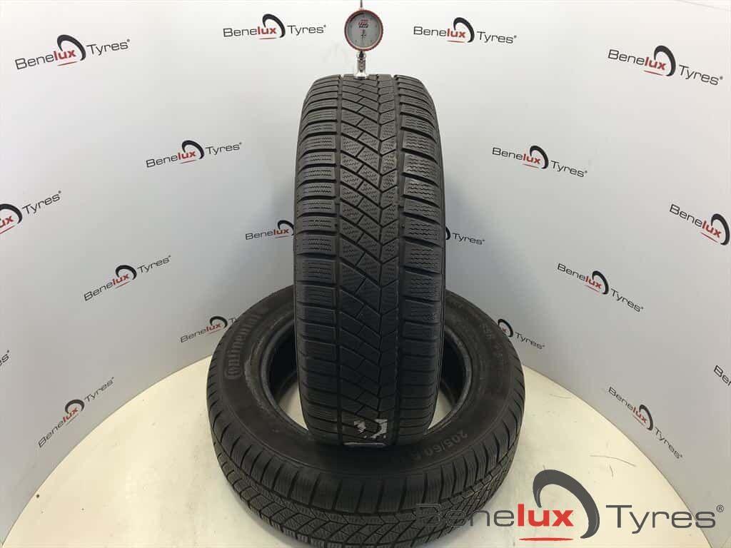 winter run flat 205/60R16 Continental 205/60 R16 205/60/16, Auto-onderdelen, Banden en Velgen, Band(en), Winterbanden, 16 inch