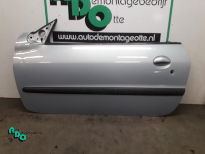 Portière 2portes gauche d'un Peugeot 206 (206 98-) (EYLC), -, 3 mois de garantie, Utilisé, Porte