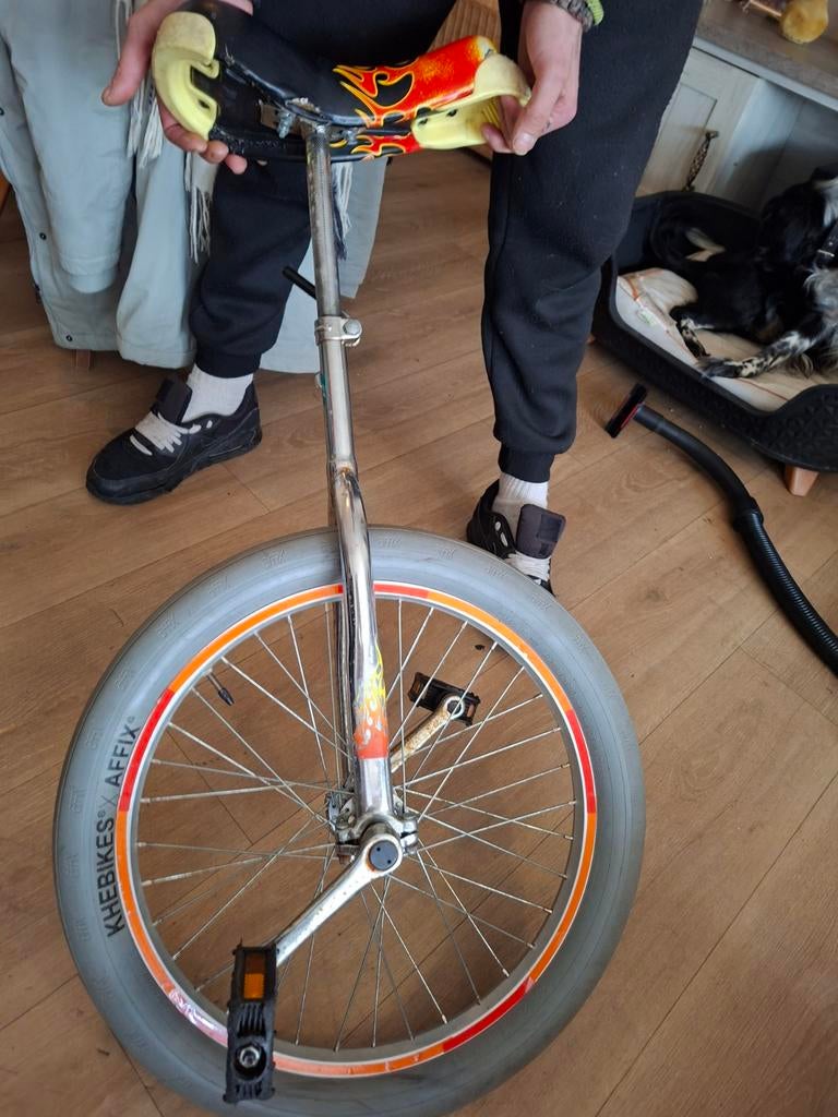 Circusfiets 1 wieler, Ophalen of Verzenden, Gebruikt