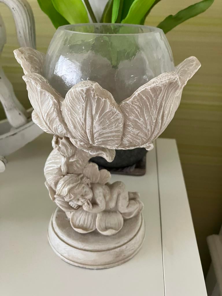 Theelichthouder engel, Huis en Inrichting, Ophalen, Zo goed als nieuw