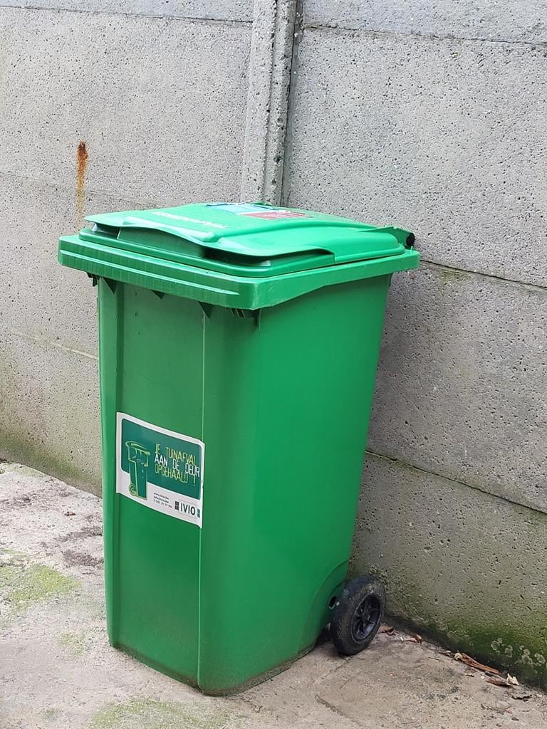 Tuinafval bak, Ophalen