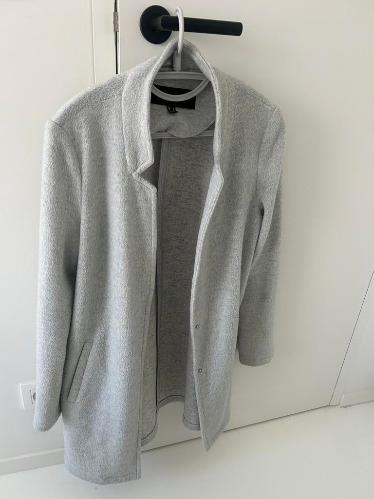 Mooie zachte mantel - medium - Vero Moda, Ophalen, Zo goed als nieuw, Maat 38/40 (M), Grijs