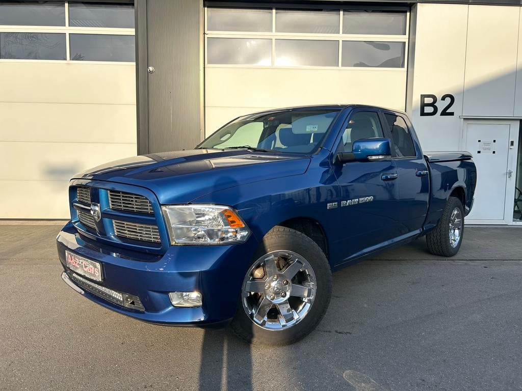Dodge Ram 1500 HEMI 5.7L V8, Auto's, Automaat, Euro 5, Zwart, Blauw
