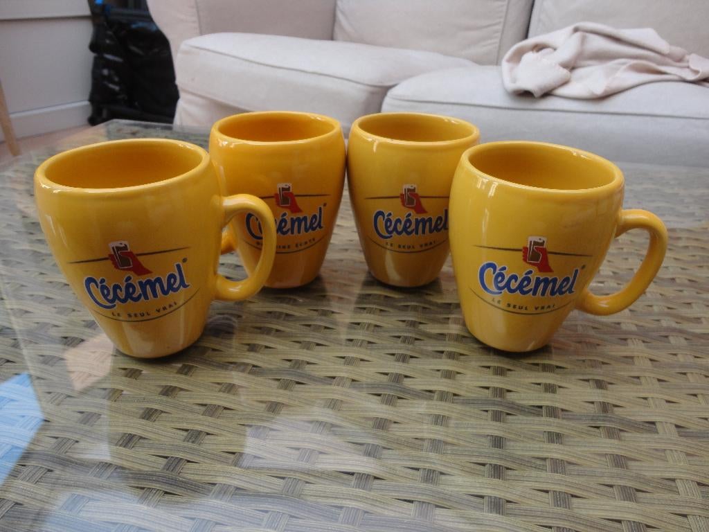 4 tassen Cecemel, Collections, Enlèvement ou Envoi, Comme neuf, Autres types