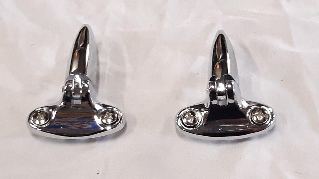 jeu de charnières de hayon chromées Classic Mini, Neuf, Austin, Haillon arrière, Enlèvement