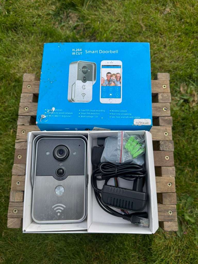Deurbel met camera, Huis en Inrichting, Deurbellen, Ophalen, Zo goed als nieuw