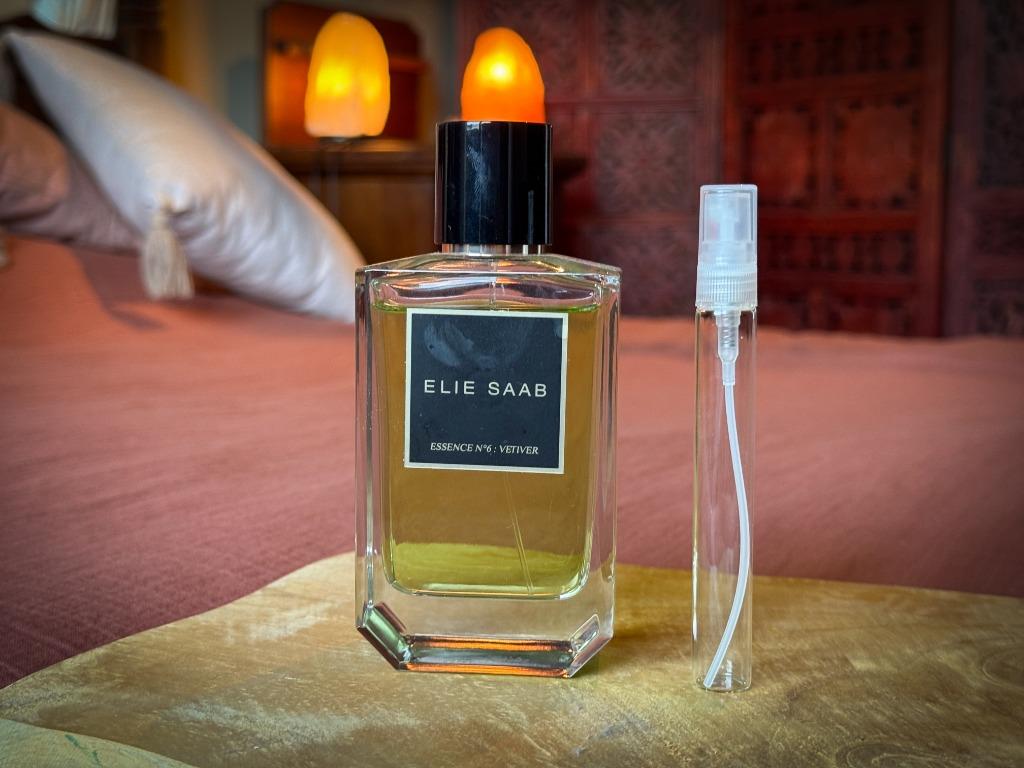Elie Saab - Essence nr. 6 Vetiver sample/decant, Enlèvement ou Envoi, Comme neuf