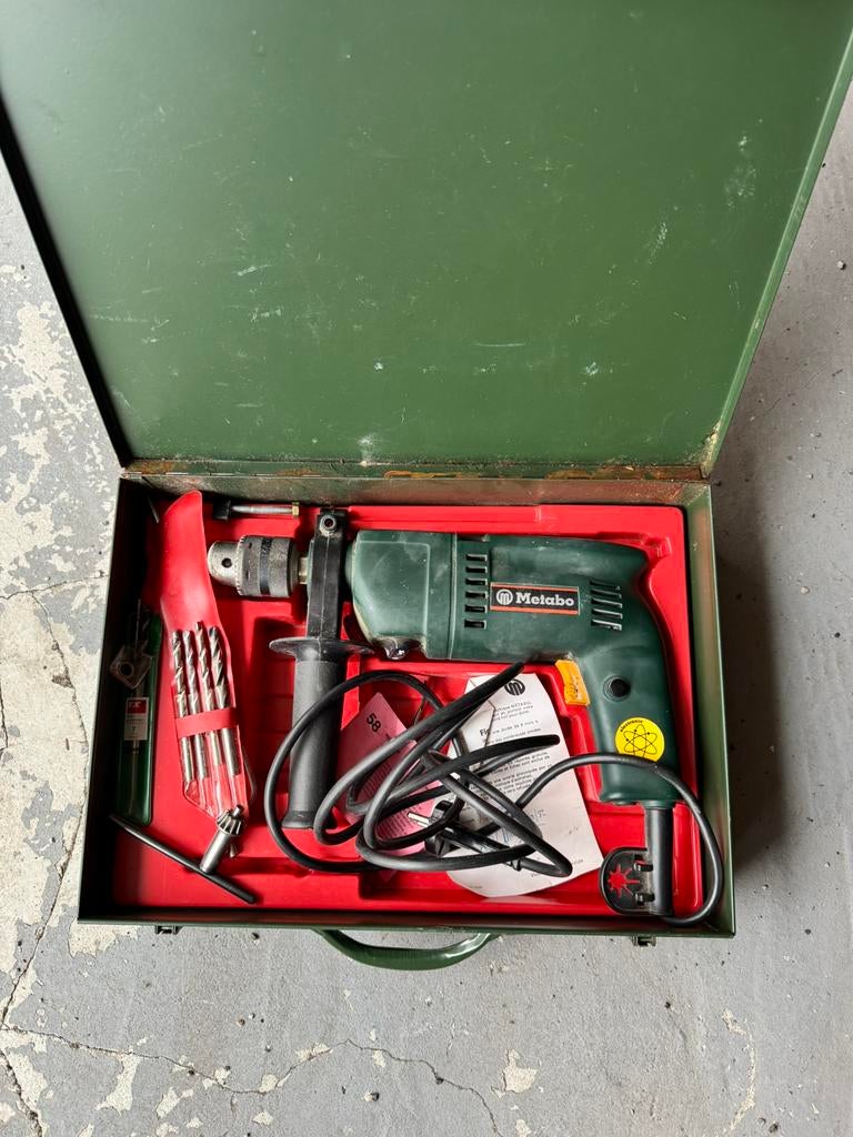 Metabo, Bricolage & Construction, Outillage | Foreuses, Enlèvement ou Envoi, Comme neuf