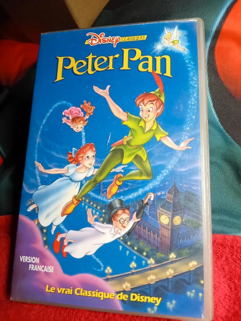 Originele VHS-tape van „Peter Pan”, Cd's en Dvd's, VHS | Film, Gebruikt, Overige genres, Alle leeftijden, Ophalen of Verzenden