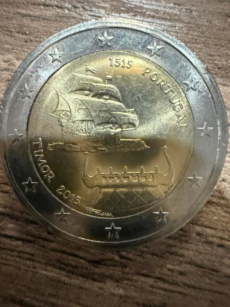 2 euro portugese 2015 verjaardag 500, Postzegels en Munten, Ophalen of Verzenden, 2 euro