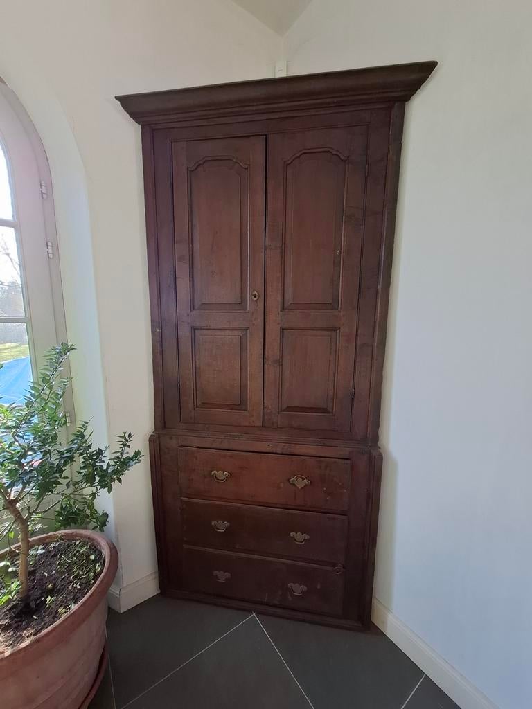 Armoire d'angle ancienne à vendre, Antiquités & Art, Enlèvement