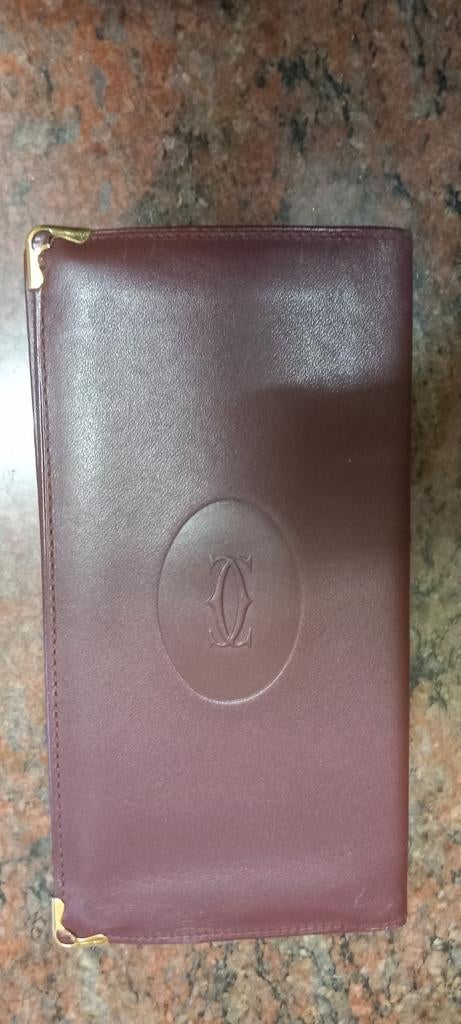 2 Cartier-portemonnees, Overige merken, Gebruikt, Bruin, Ophalen of Verzenden