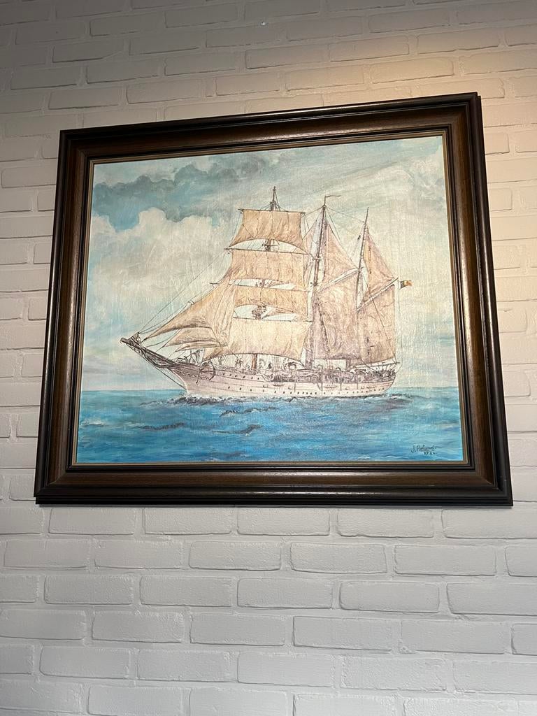 Peinture réalisée par le Mercator en 1984, Antiquités & Art, Art | Peinture | Classique, Enlèvement