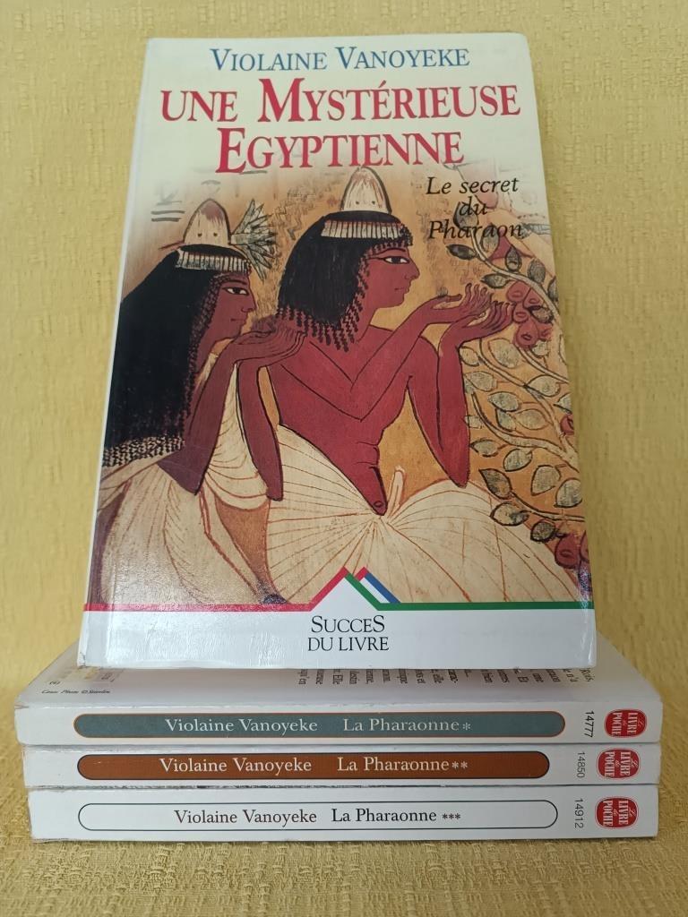 Trilogie “de farao” + Een mysterieuze Egyptische vrouw, Boeken, Ophalen, Zo goed als nieuw, Violaine Vanoyeke