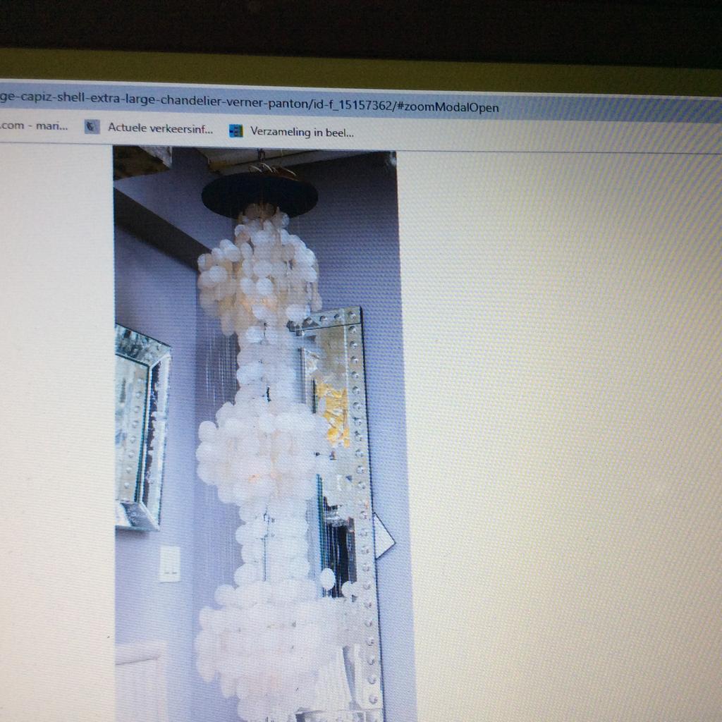 Vintage  Filipijnse Capiz Shell extra large  1970, Ophalen of Verzenden