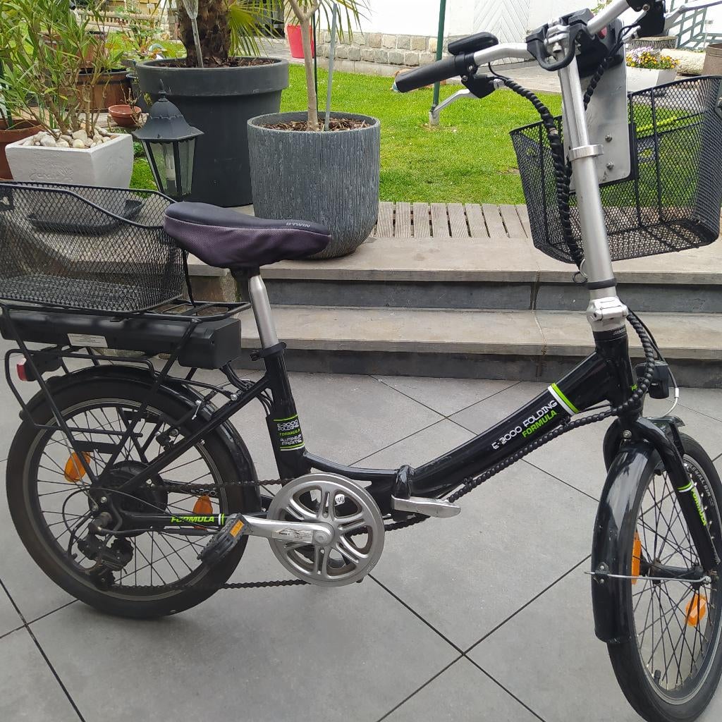 Mini velo électrique pliable, Autres marques, Moins de 47 cm, 50 km par batterie ou plus, Comme neuf