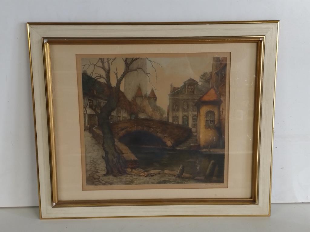 Schilderij Brugge - Alfred van Neste, Enlèvement ou Envoi