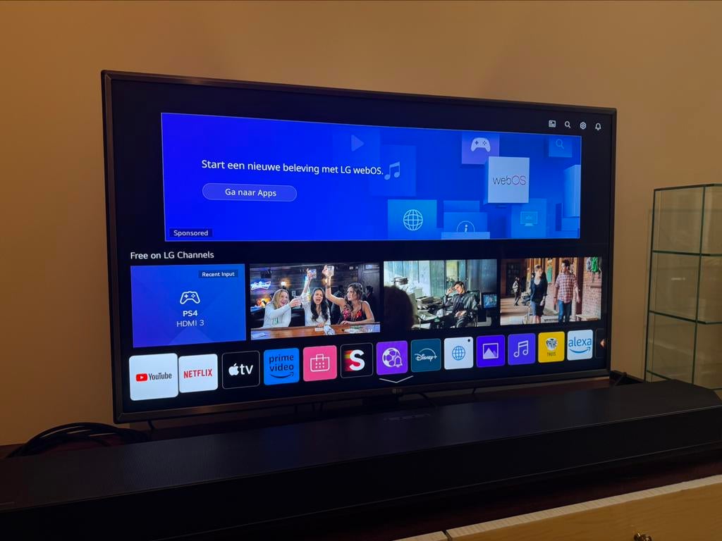 LG 43” 4K LED Smart TV, LED, Comme neuf, Enlèvement, LG