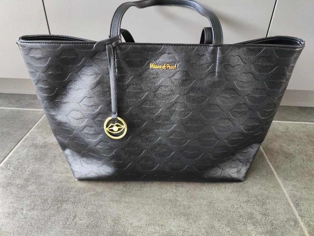 zwarte shopper Kisses Of Pearl, Enlèvement, Utilisé, Noir, Shopper