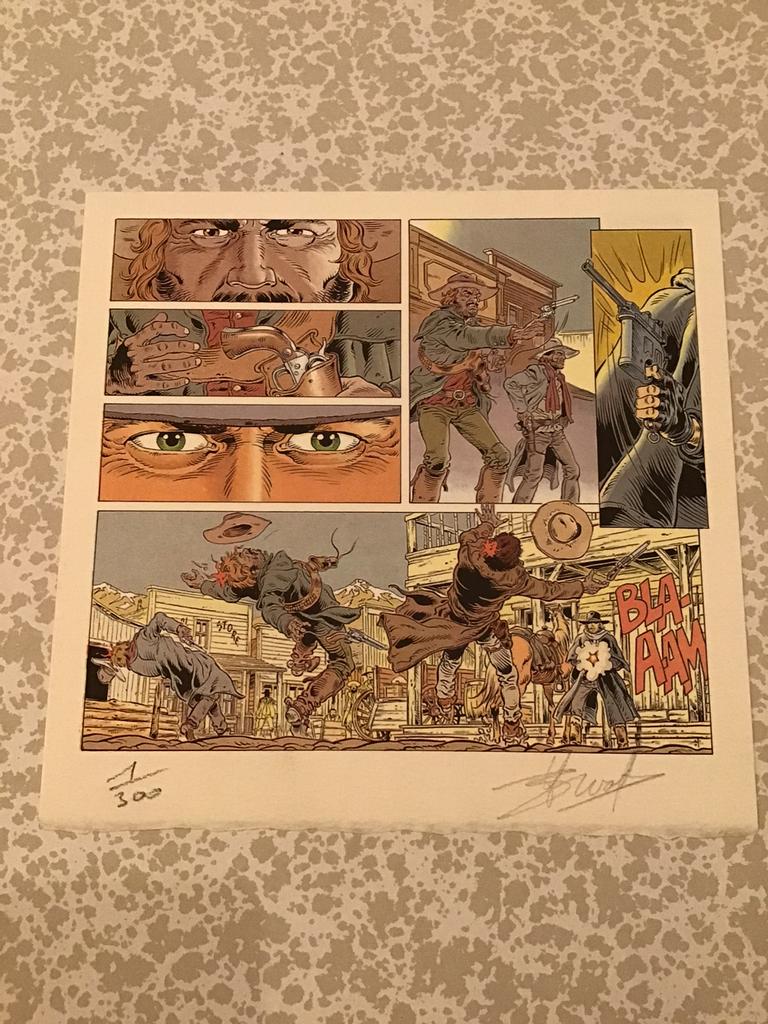 Sérigraphie Durango Yves Swolfs, Comme neuf