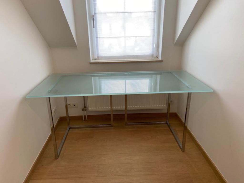 Bureau / Tablette en verre 15mm, Enlèvement, Utilisé, Bureau