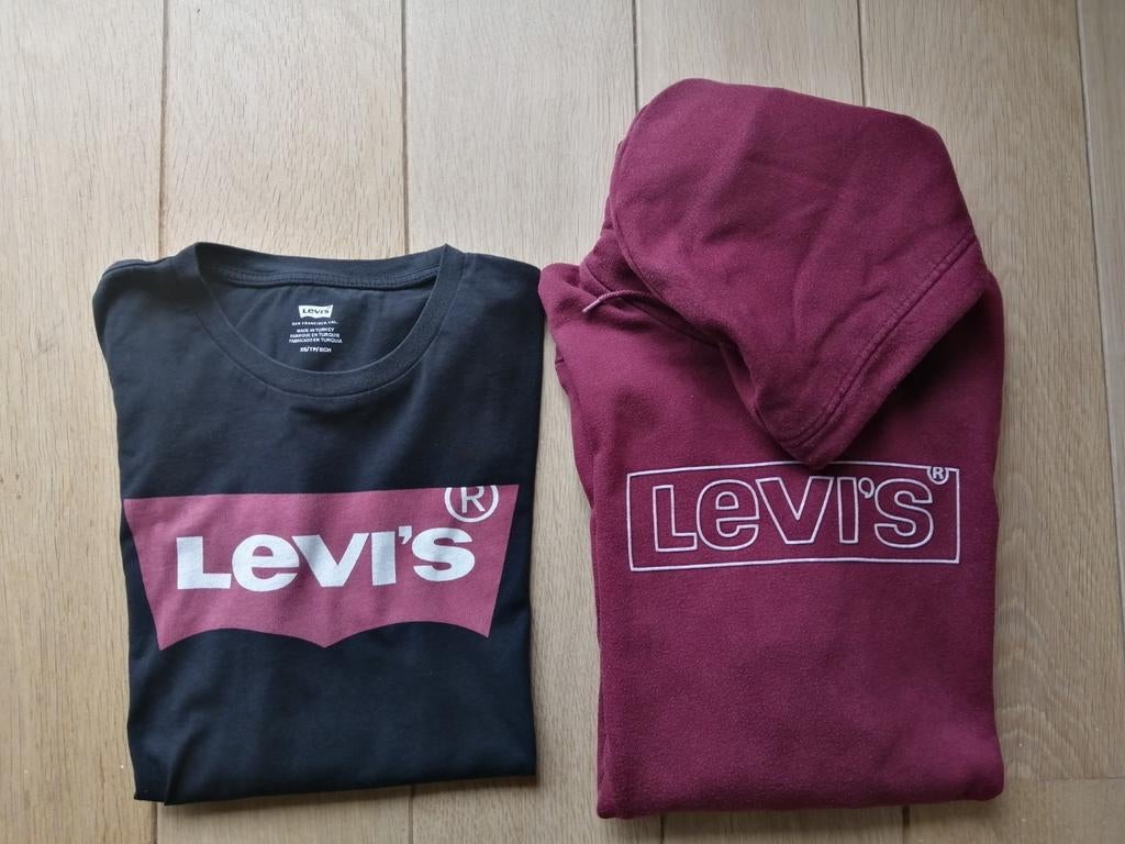 Heren levi's trui s en 't shirt xs, Ophalen of Verzenden, Zo goed als nieuw, Maat 46 (S) of kleiner, Levi's