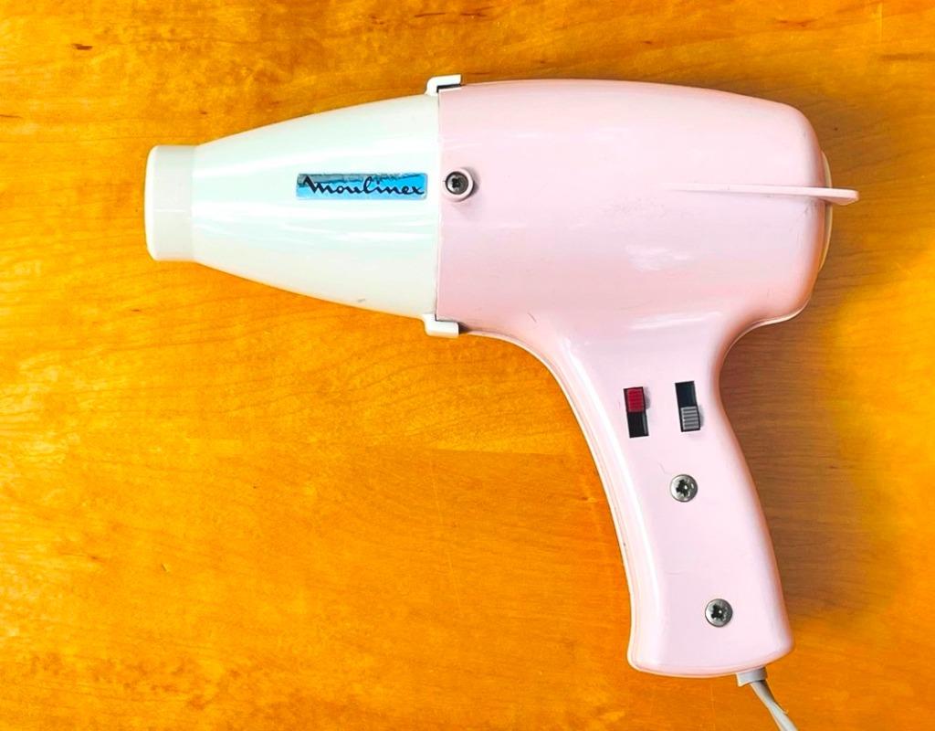 Sèche-cheveux Moulinex ~ Vintage 60s ~ Haardroger, Enlèvement ou Envoi, Utilisé, Soin des cheveux