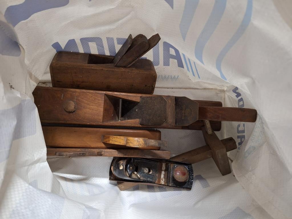 Set met timmervliegtuigen, Antiek en Kunst