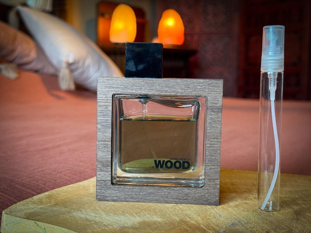 Dsquared - He rocky mountain wood (uniek!) sample/decant, Enlèvement ou Envoi, Comme neuf