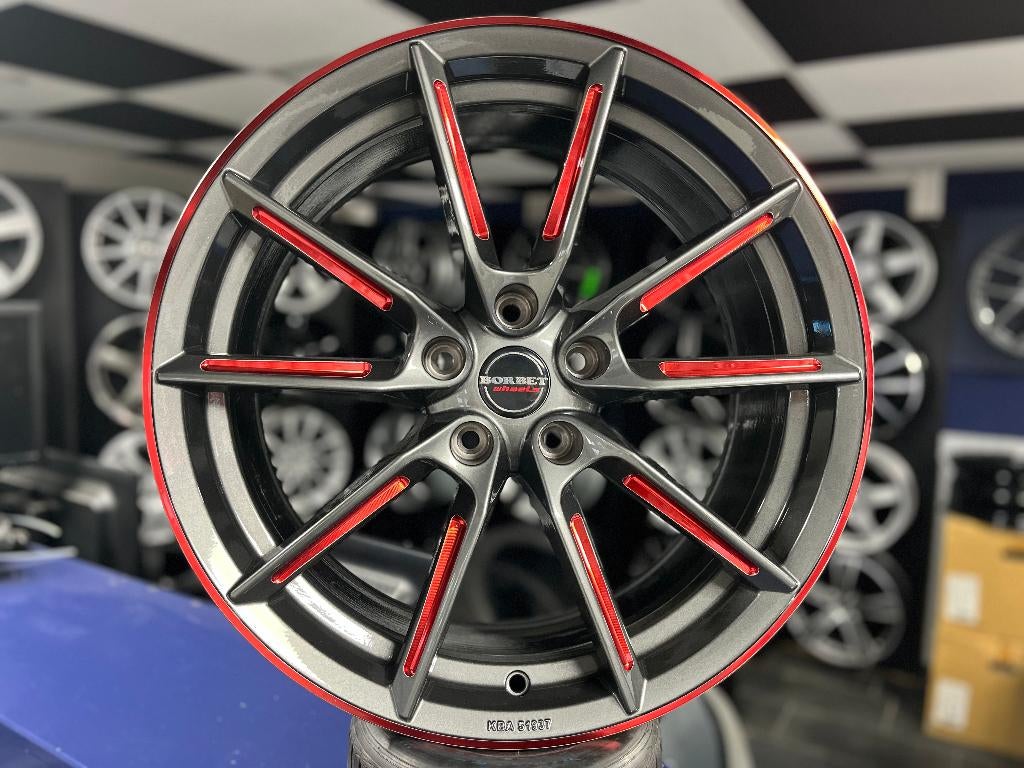 NIEUWE 19 inch 5x114.3 Borbet aluminium sportwielenset, Auto-onderdelen, Banden en Velgen, 19 inch, Velg(en), Nieuw, Ophalen of Verzenden