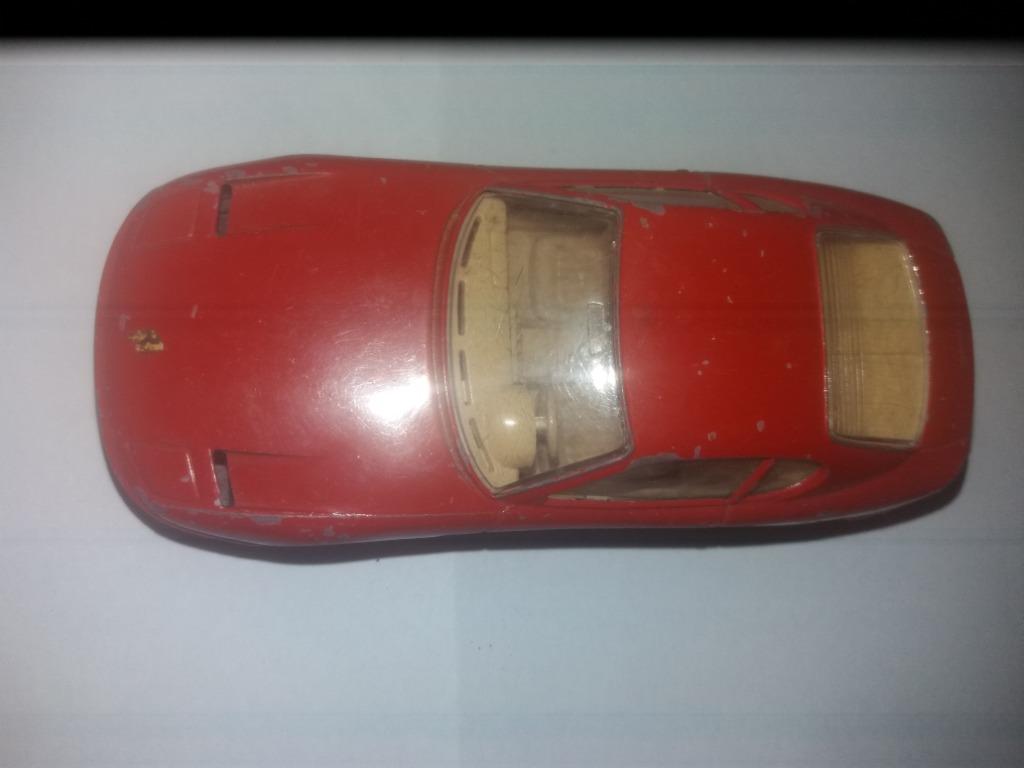 Bburago Ferrari 456GT 1992 Rouge, Enlèvement ou Envoi, Utilisé, Voiture, Burago