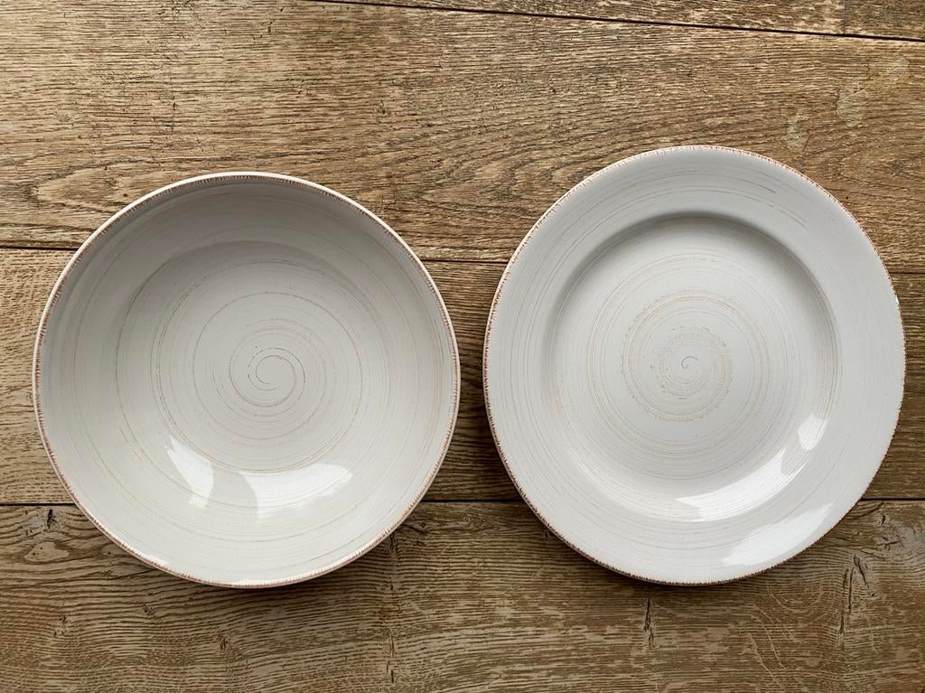 Casa Domant Portofino - grote schaal met bord, Ophalen, Gebruikt, Bord(en), Overige stijlen