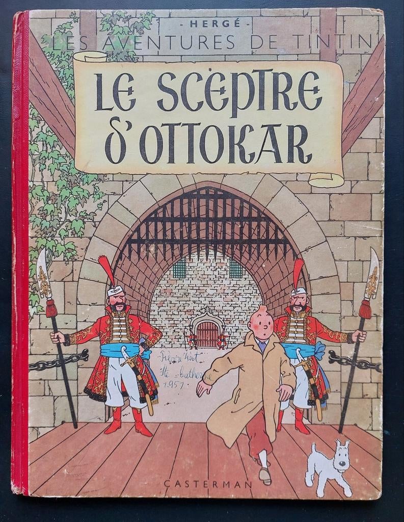TINTIN Le Sceptre d'Ottokar B4 1950 bon état, Enlèvement ou Envoi