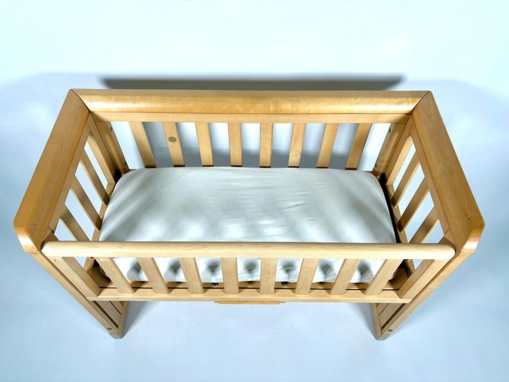 Cododo en bois à hauteur réglable – Troll, Enfants & Bébés, Berceaux & Lits, Enlèvement ou Envoi, Comme neuf, Berceau